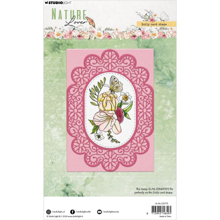 Studio Light Nature Lover Cutting Dies: Nr. 773, Doily Card Shape (LNLCD773)