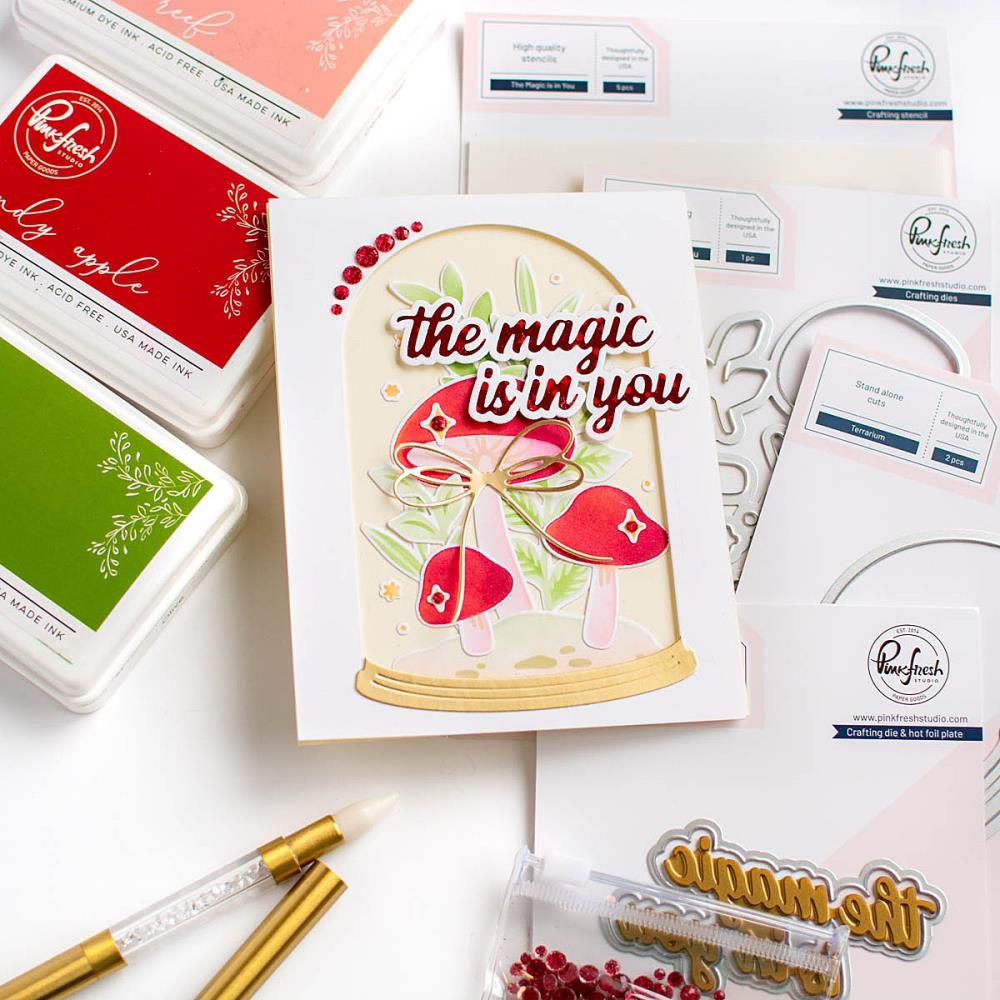 Pinkfresh Studio Hot Foil Plate & Die Set: The Magic Is In You (PF190823)