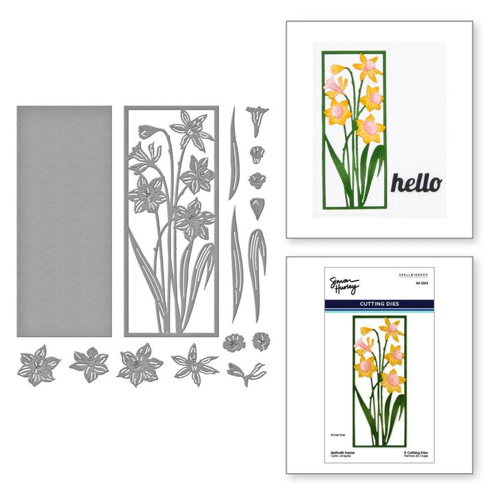 Spellbinders Photosynthesis Etched Dies: Daffodil Frame, By Simon Hurley (S41284)