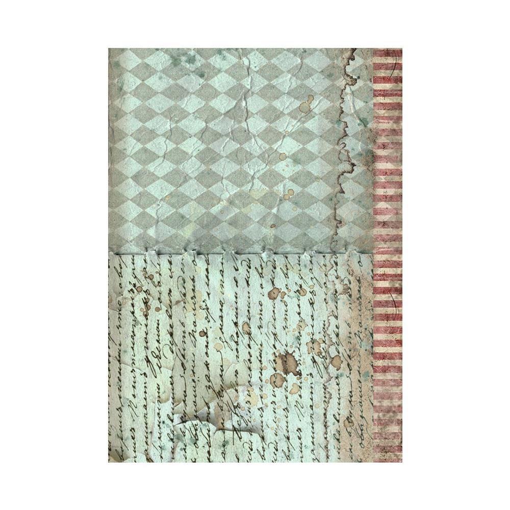 Stamperia Alice Forever A6 Assorted Rice Paper: Backgrounds, 8/Pkg (FSAK6003)
