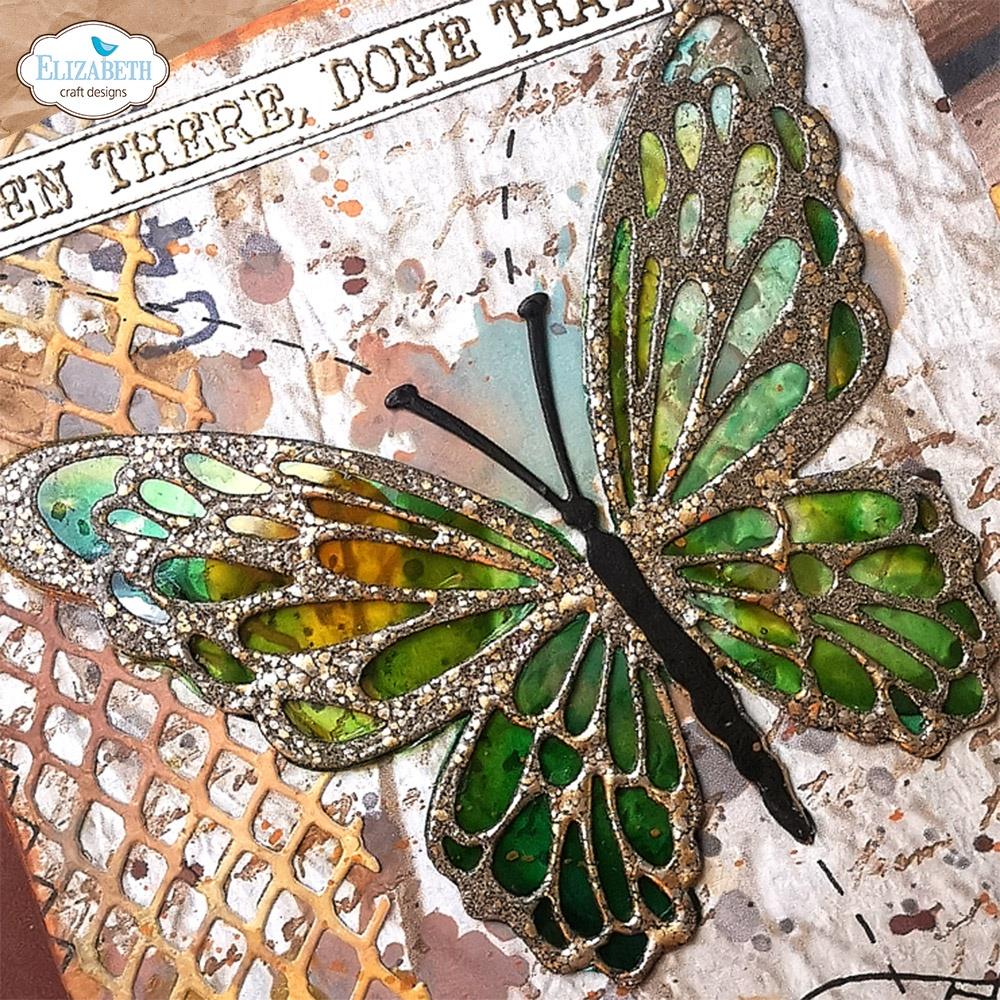 Elizabeth Craft Metal Die: Ornate Butterfly (2112)