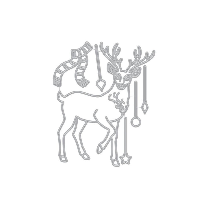 Hero Arts Fancy Die: Holiday Reindeer (HADF161)