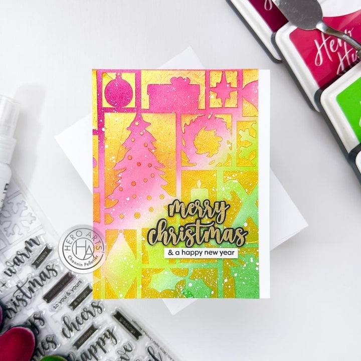 Hero Arts 6"X6" Stencil: Holiday Assortment (5A002GFB1GHYJ)