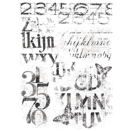 Simple Stories Simple Vintage Essentials Rub-Ons: Typeset (SVE20427)