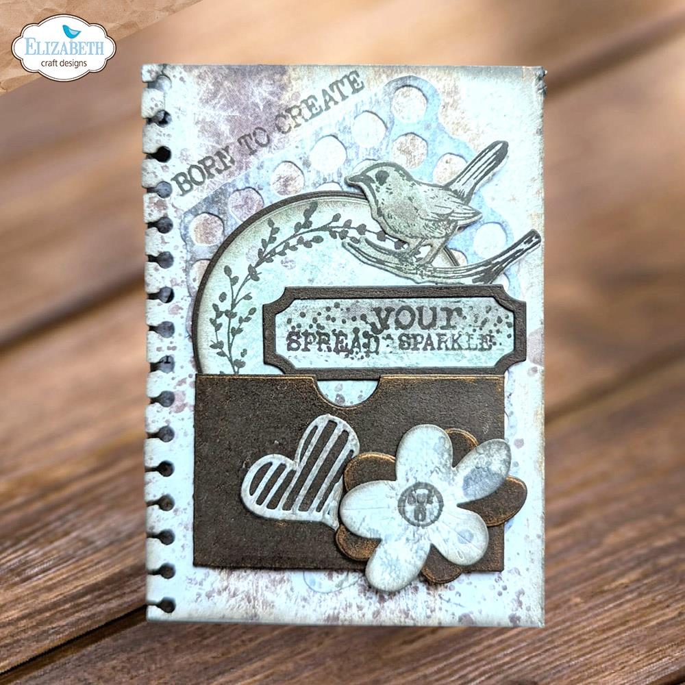 Elizabeth Craft Clear Stamps: Artist Trading Coin (CS347)