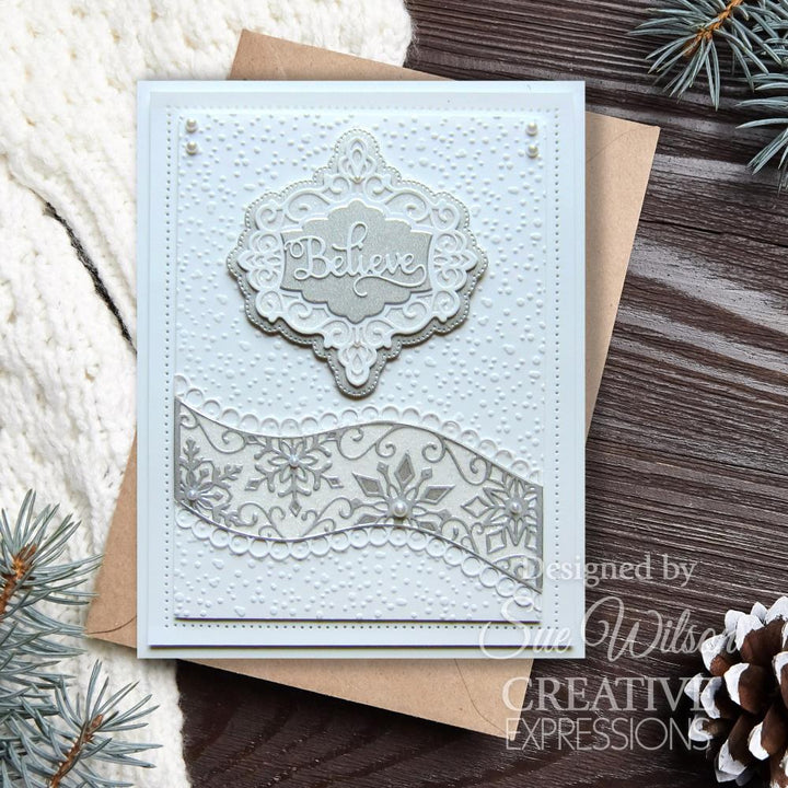 Creative Expressions Craft Dies: Festive Snowflake Sparkle, By Sue Wilson (5A0028351GB5D)