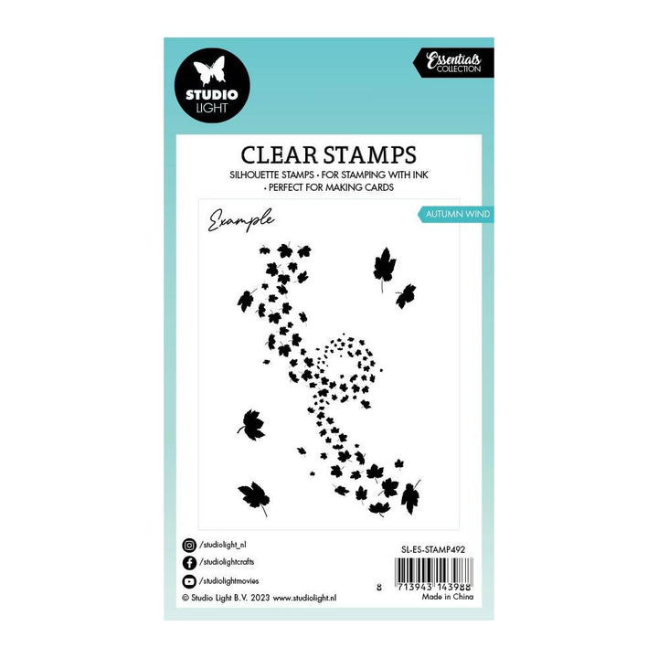 Studio Light Essentials Clear Stamp: Nr. 492, Autumn Wind (STAMP492)