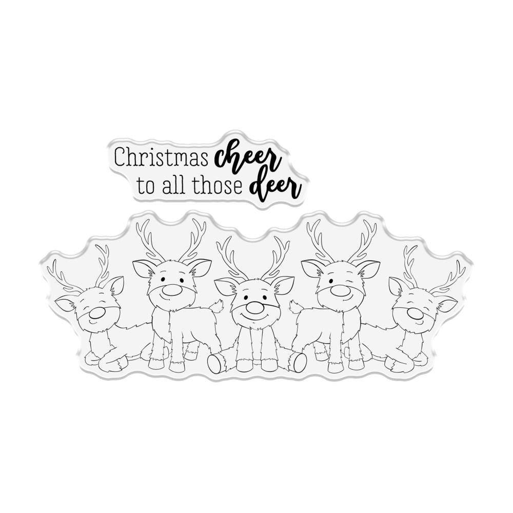 Crafter's Companion Stamp & Dies: Reindeers (5A002C9Z1GFVK)