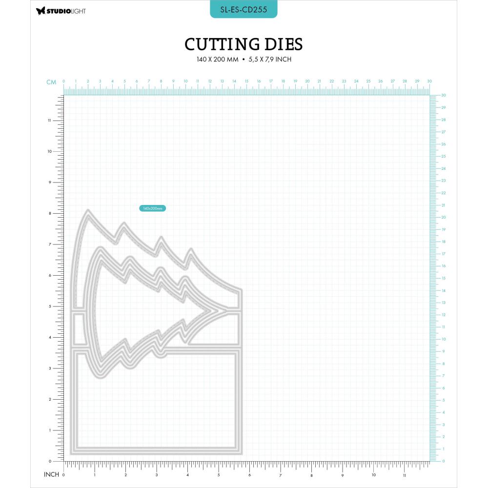 Studio Light Essentials Cutting Die: Nr. 255, Tree Folding Card (5A0023LH1G6LM)