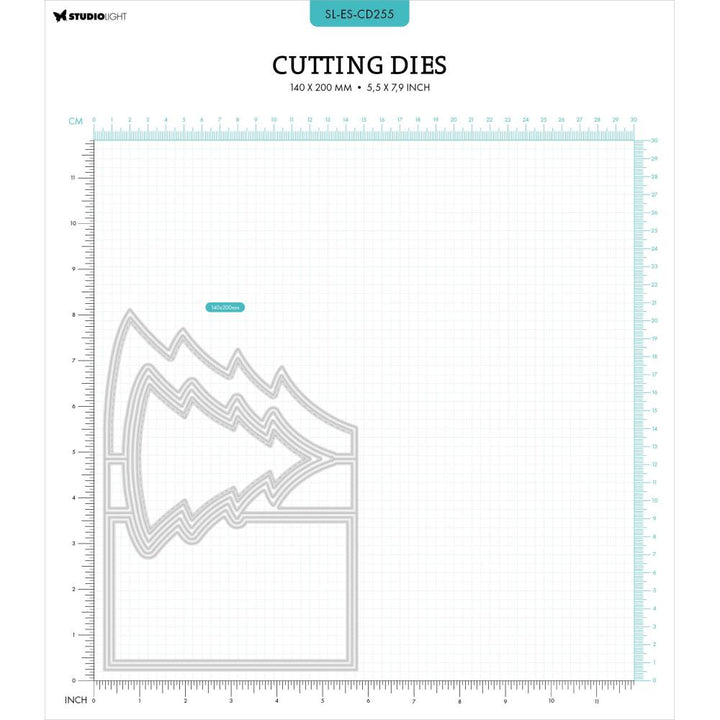 Studio Light Essentials Cutting Die: Nr. 255, Tree Folding Card (5A0023LH1G6LM)