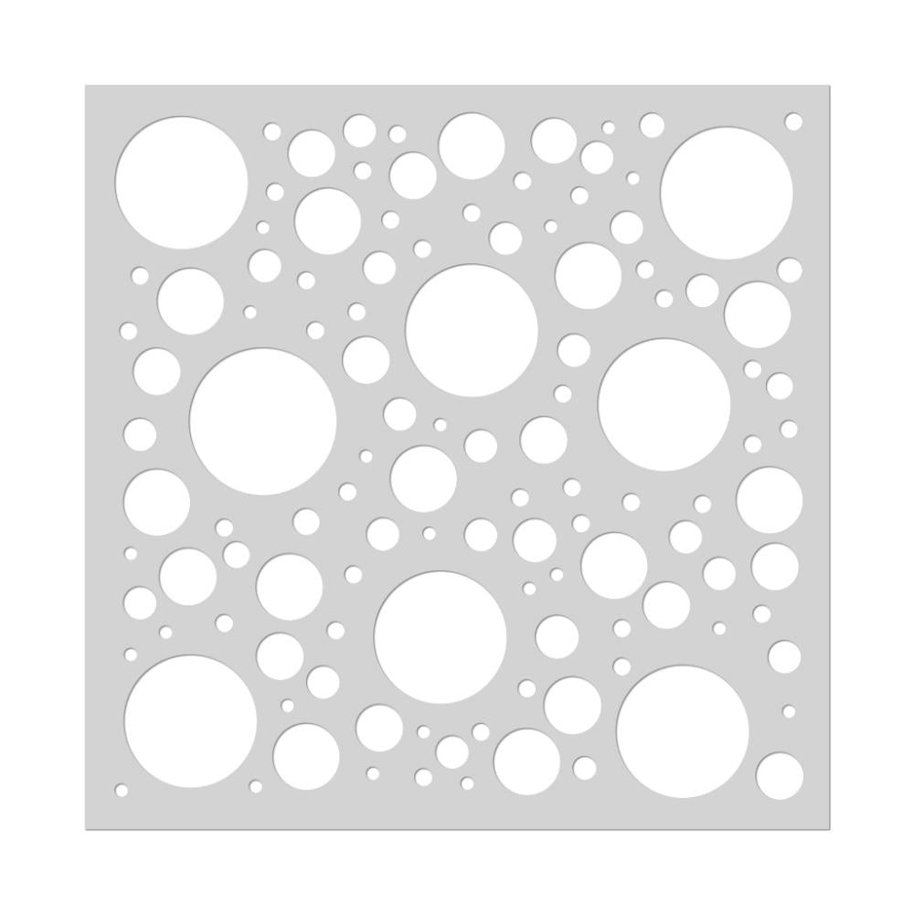 Hero Arts 6"X6" Stencil: Large Sprinkled Dots (HASA235)