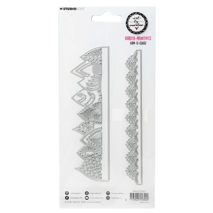 Art by Marlene Signature Collection Cutting Dies: Nr. 852, Border Primitives (5A002BGW1GDZP)