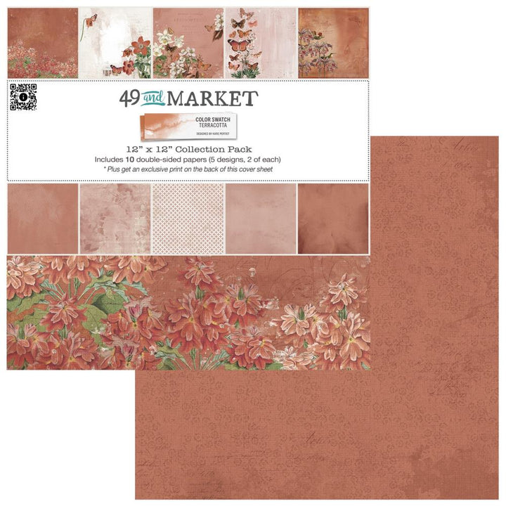 49 and Market Color Swatch: Terracotta 12"X12" Collection Pack (5A002C1B1GFK2)