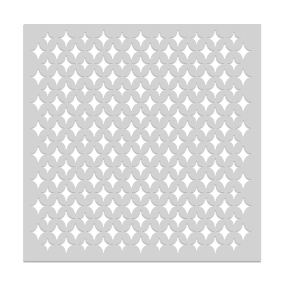 Hero Arts 6"X6" Stencil: Sparkle Weave (5A0025RR1G8J1)