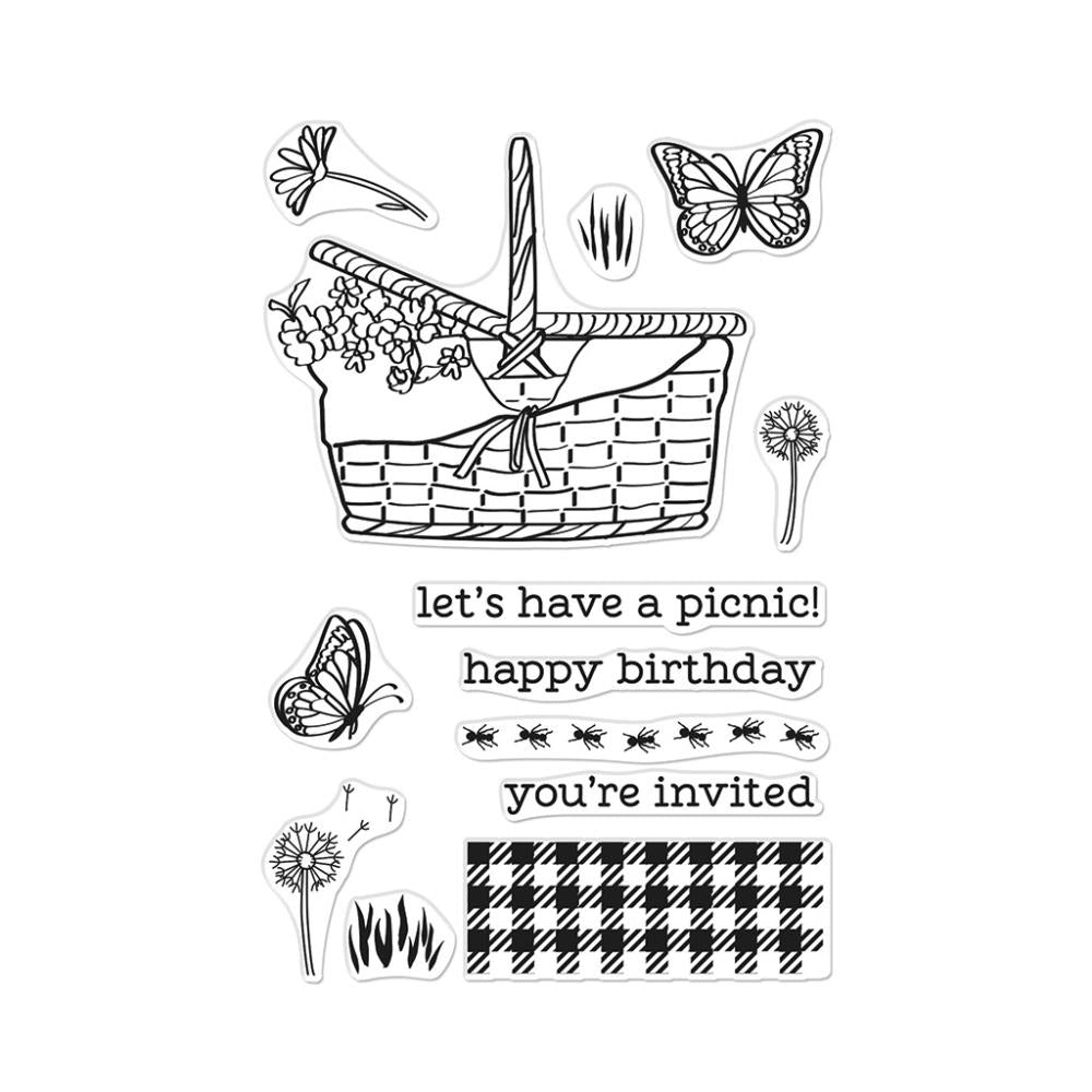 Hero Arts 4"X6" Clear Stamps: Picnic Basket (HACM714)