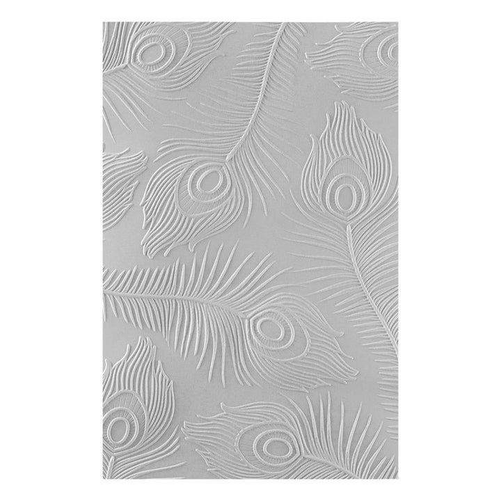 Spellbinders 3D Embossing Folder: Feather Flourish, By Dawn Bibby (5A002C7D1GFTD)