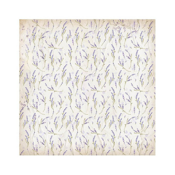 Stamperia Lavender 12"X12" Polyester Fabric, 4/Pkg (5A0027GS1G9T5)