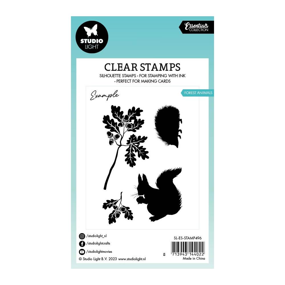 Studio Light Essentials Clear Stamp: Nr. 496, Forest Animals (SSAMP496)
