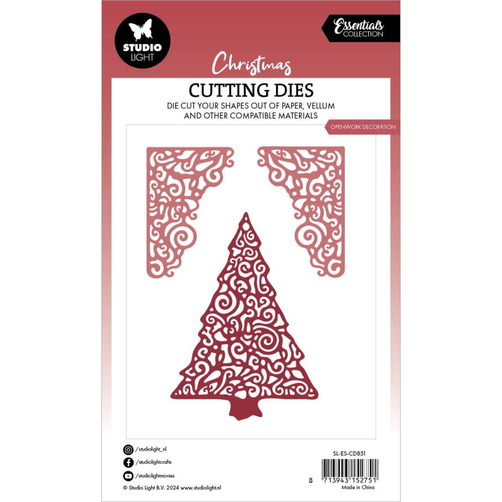 Studio Light Essentials Cutting Die: Nr. 851, Openwork Decoration (5A0023NX1G6LX)