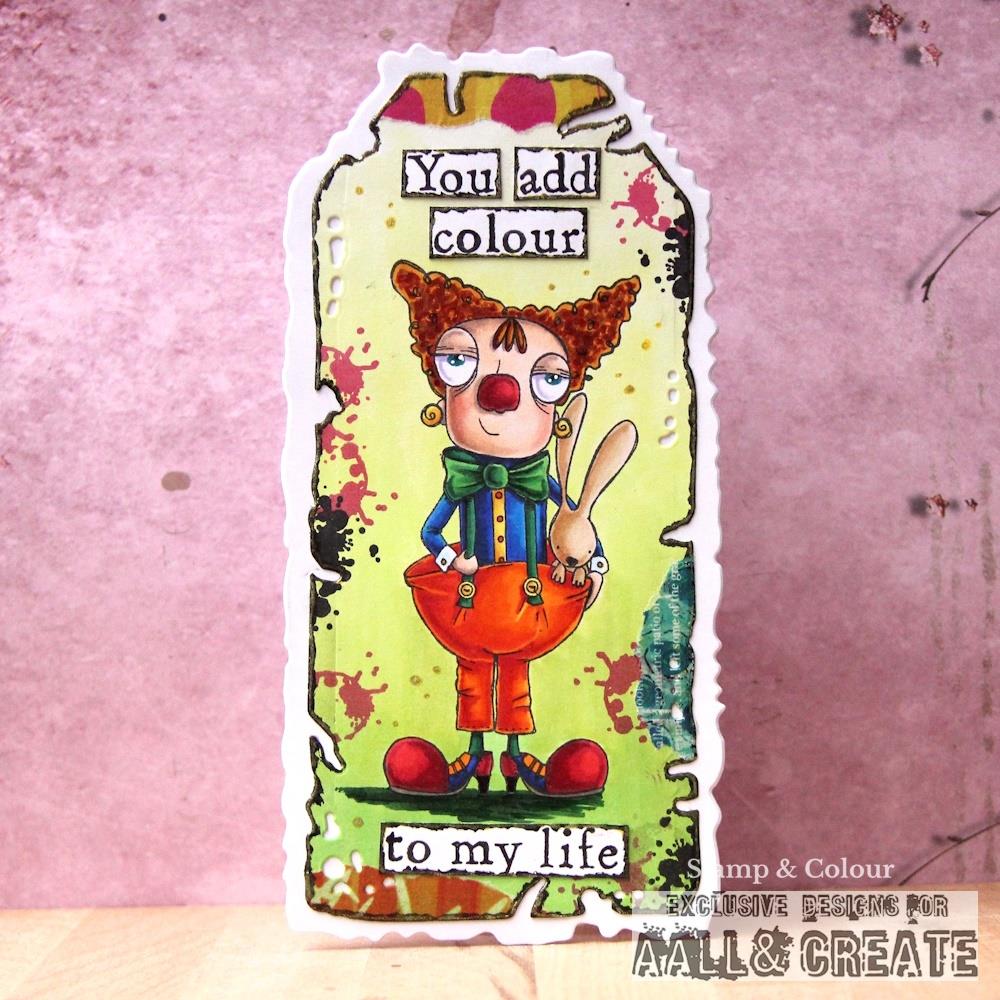 AALL And Create A7 Photopolymer Clear Stamp Set: Clown Dee (5A002GJ61GJ1R)