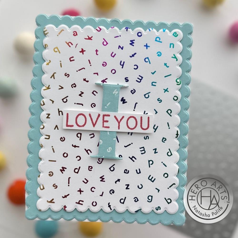 Hero Arts Embossing Plate: Alphabet (HADF171)