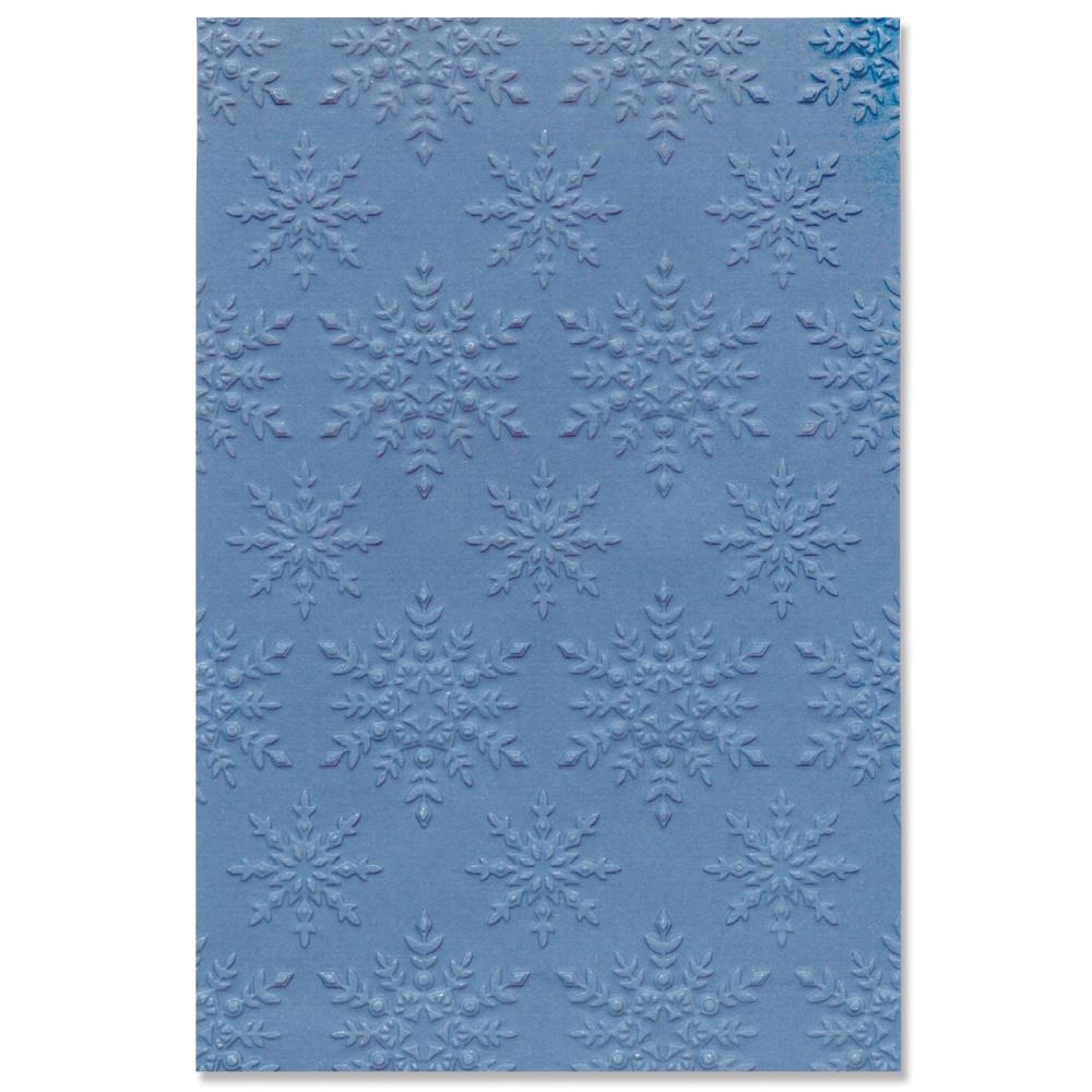 Sizzix Multi-Level Textured Impressions Embossing Folder: Snowflake Sparkle, By Lisa Jones (666470)