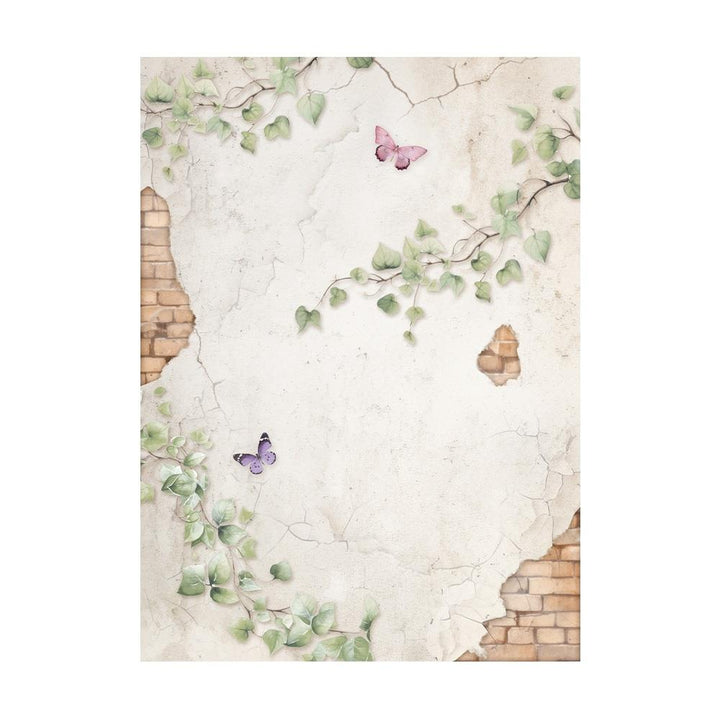 Stamperia Lavender A6 Assorted Rice Paper Backgrounds, 8/Pkg (5A0027GK1G9SJ)