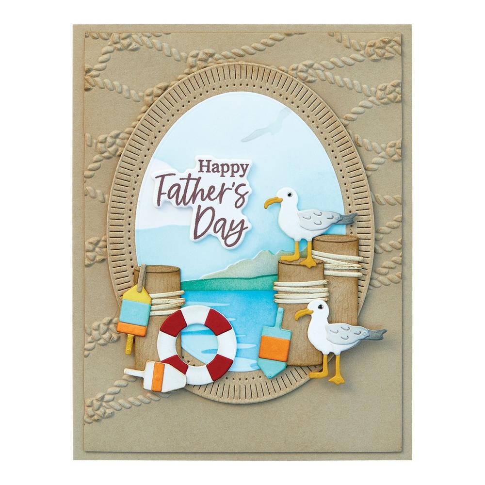 Spellbinders Fair Winds Stamp & Die Set: By Dawn Woleslagle (5A0022GQ1G598)