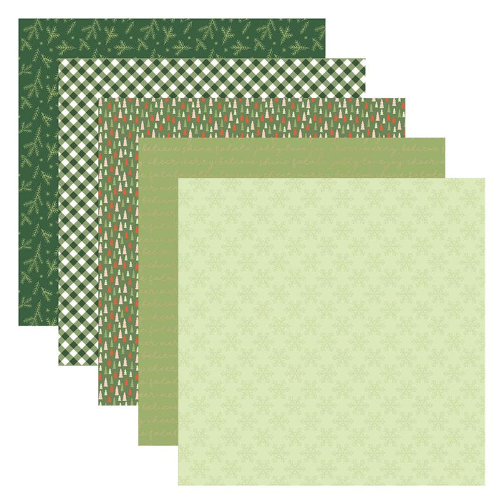Spellbinders Make It Merry 6"x6" Paper Pad, 40/Pkg (SCS294)