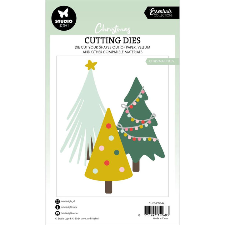 Studio Light Essentials Cutting Die: Nr. 844, Christmas Trees (5A0023GB1G6K7)