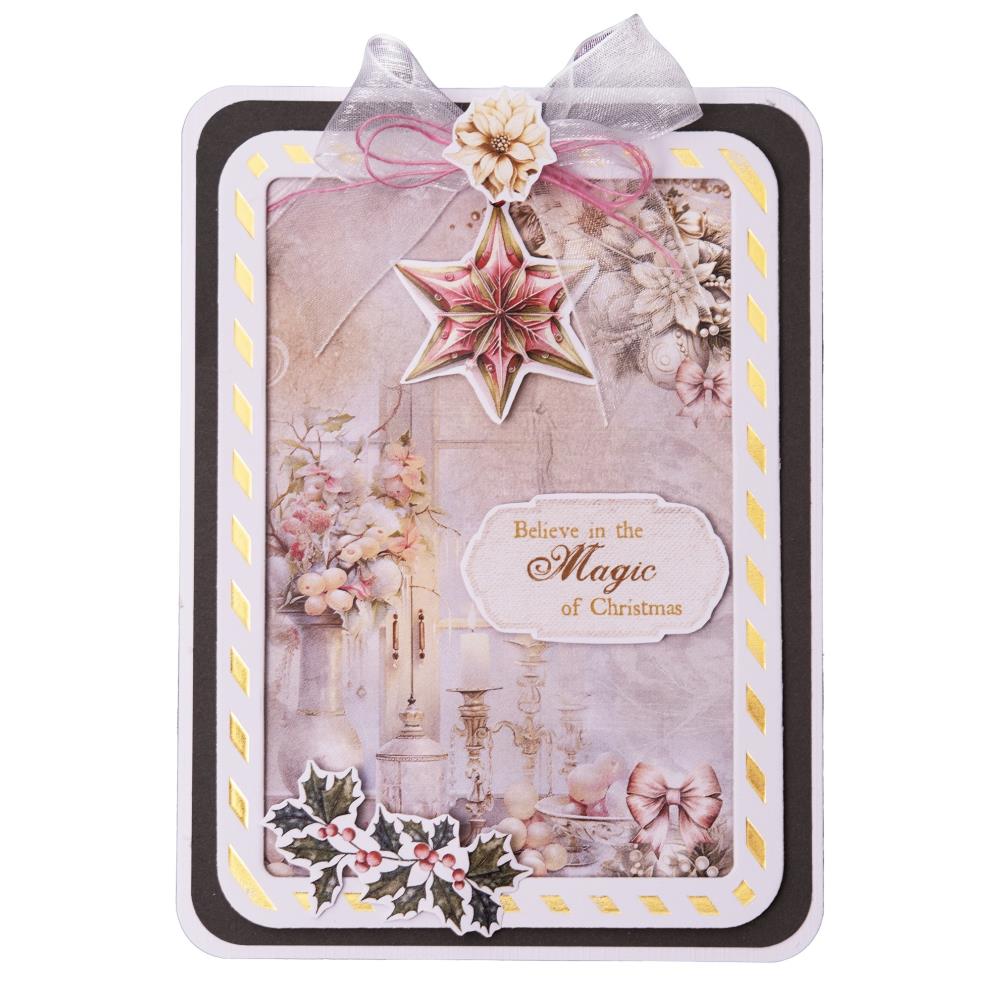 Studio Light 8.26"X11.57" Designer Die-Cut Paper Pad: Nr. 216, Romantic Christmas, 28/Pkg (5A002BDZ1GF10)