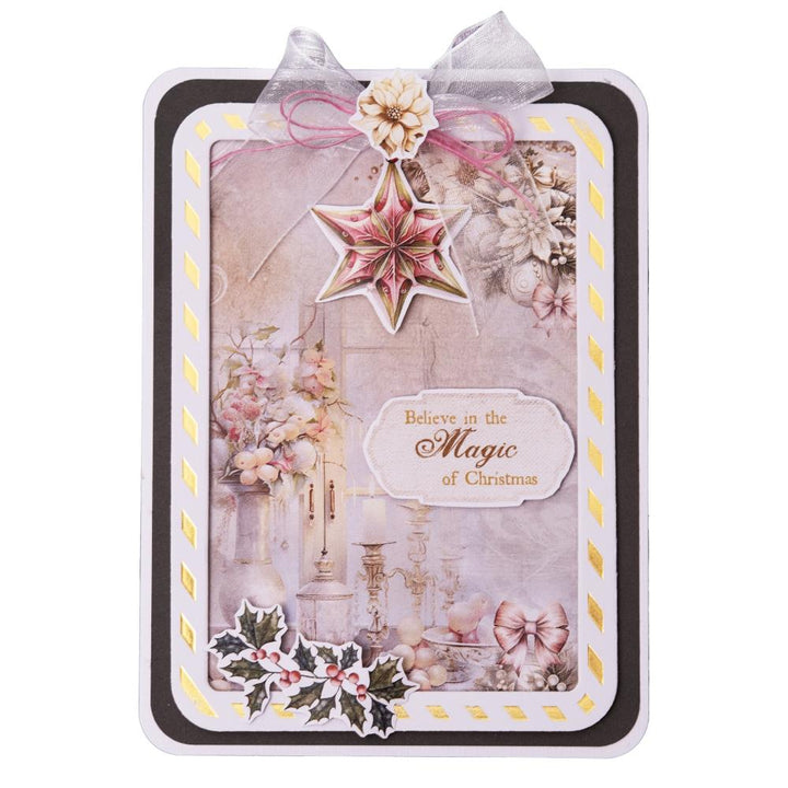 Studio Light 8.26"X11.57" Designer Die-Cut Paper Pad: Nr. 216, Romantic Christmas, 28/Pkg (5A002BDZ1GF10)