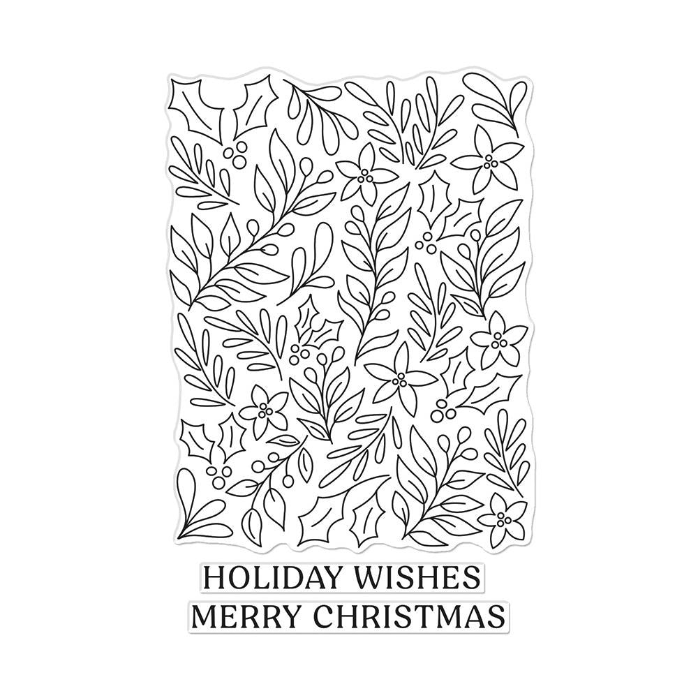 Hero Arts 4"X6" Clear Stamps: Christmas Foliage (HACM720)