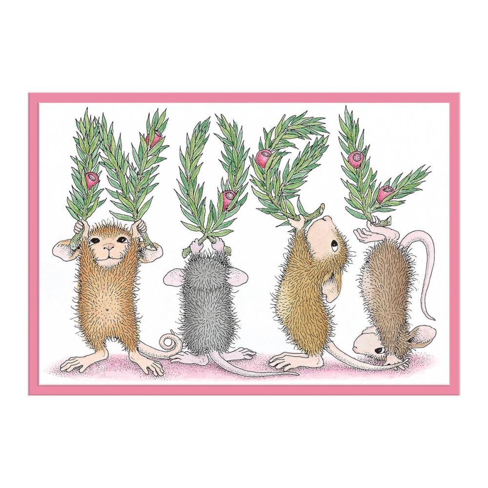 Stampendous House Mouse Cling Rubber Stamp: Noel (RSC013)