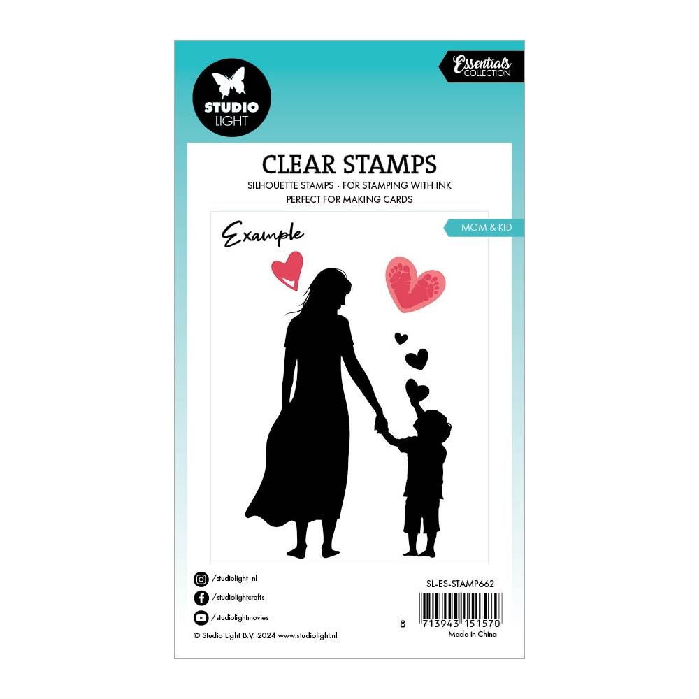 Studio Light Essentials Clear Stamps: Nr. 662, Mom & Kids (5A0023J01G6MT)