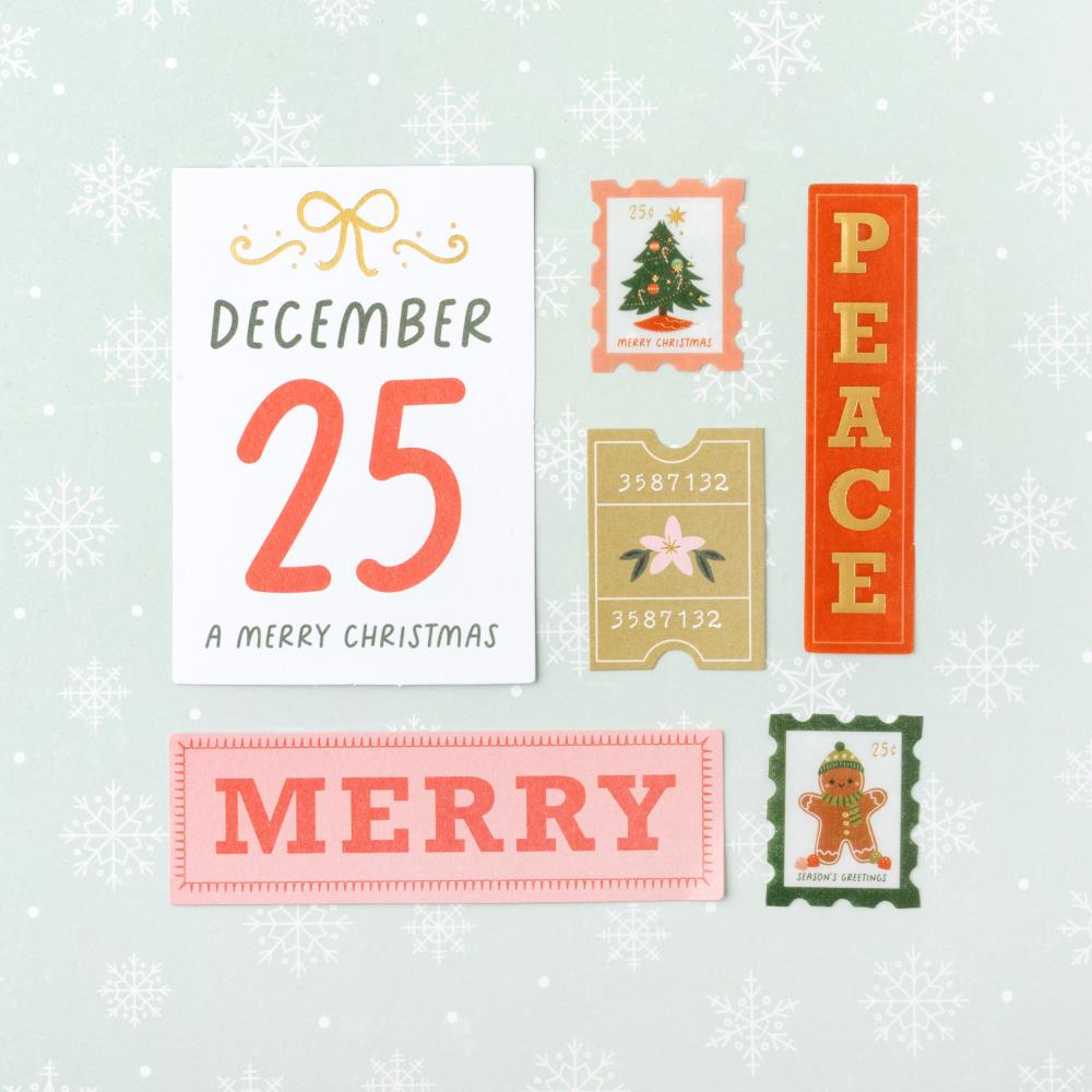 Crate Paper Holly Jolly Ephemera: Journaling (5A0027961G9JB)