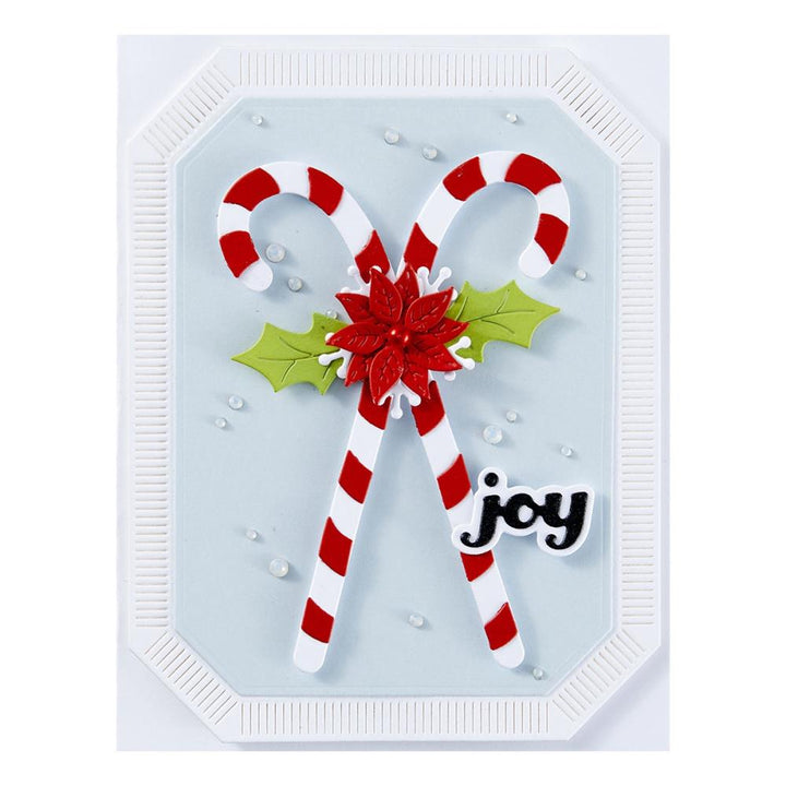 Spellbinders Home For The Holidays Etched Dies: Candy Canes And Holly (5A002C7K1GFRZ)