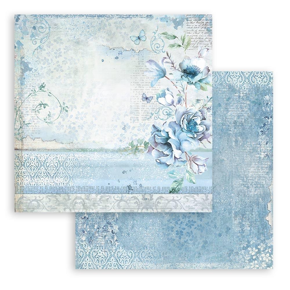 Stamperia Blue Land Collection - 8 x 8 Paper Pad [SBBS84]