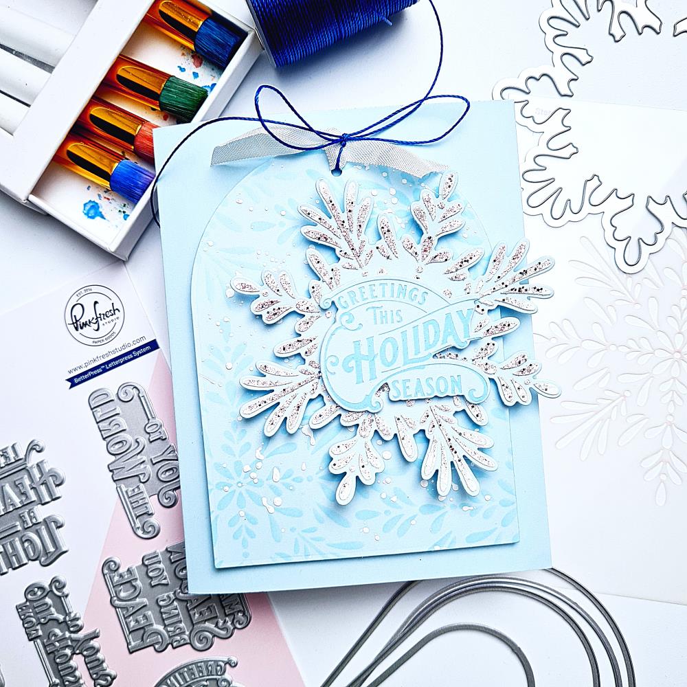 Pinkfresh Studio Die Set: Radiating Snowflake (5A002CMM1GG4W)