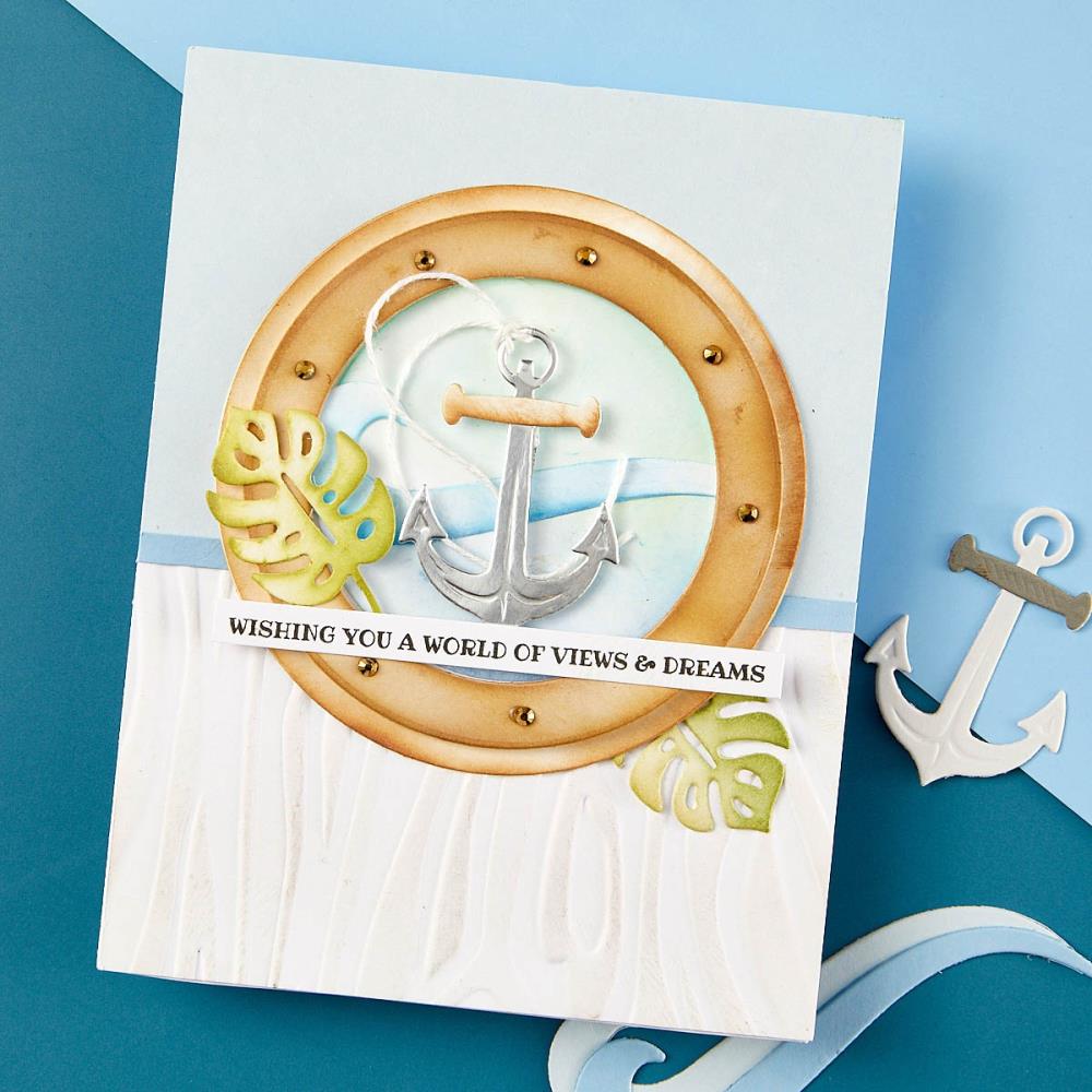 Spellbinders Windows With A View Etched Dies: Coastal Escape View, By Tina Smith (S6232)