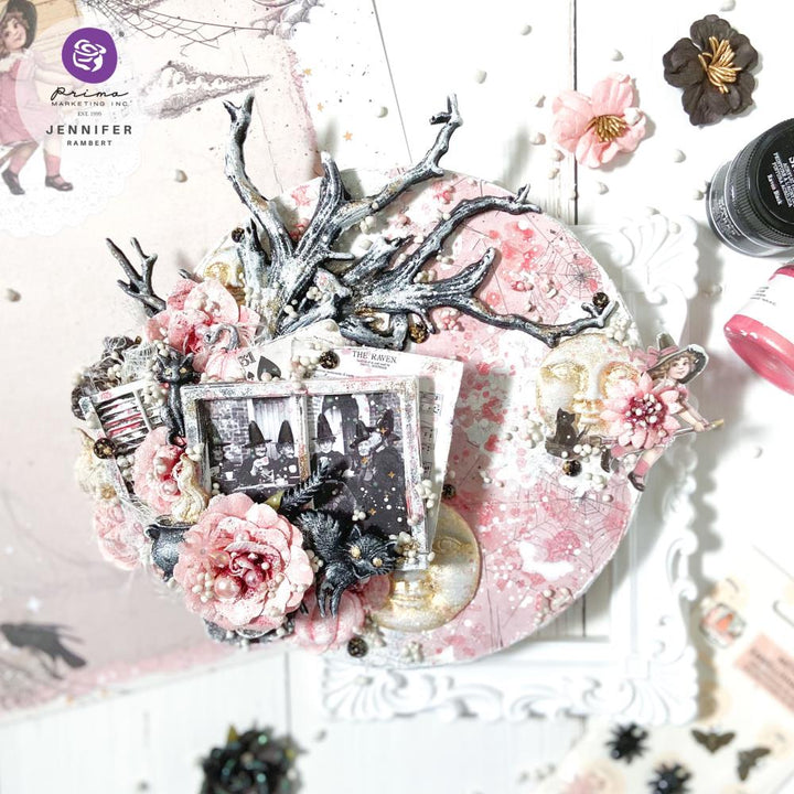 Prima Marketing Twilight Mulberry Paper Flowers: Oddities  (FG667849)