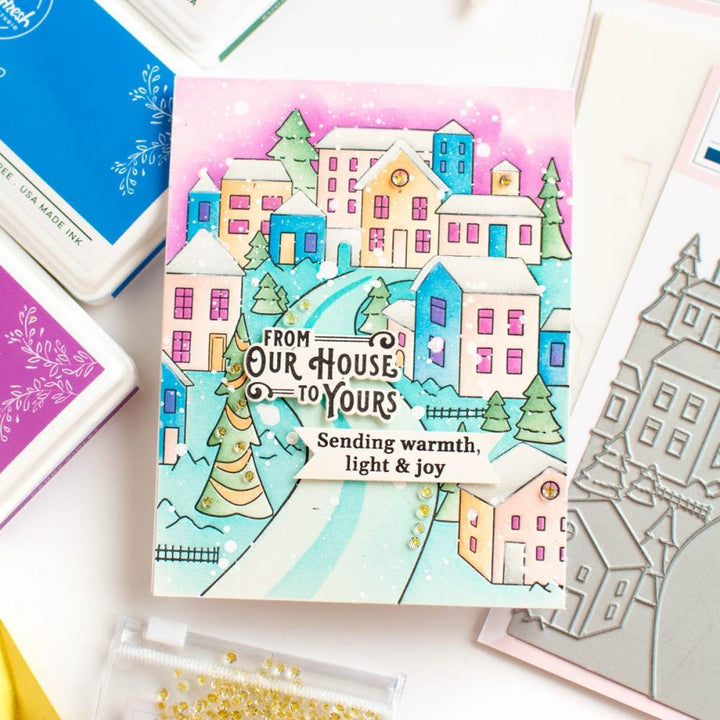 Pinkfresh Studio Press Plate: Holiday Street (5A002CMB1GG4N)