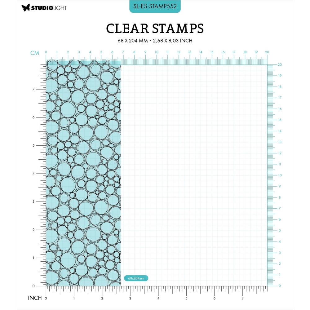 Studio Light Essentials Clear Stamp: Nr. 552, Circle Background (STAMP552)