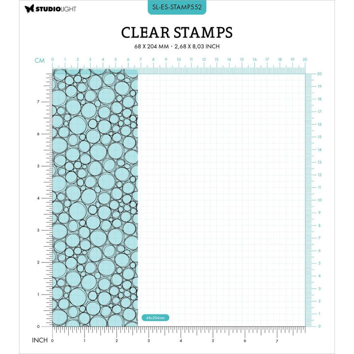 Studio Light Essentials Clear Stamp: Nr. 552, Circle Background (STAMP552)