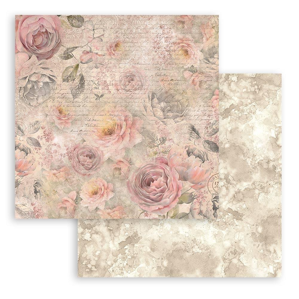 Stamperia Shabby Rose 12"X12" Double-Sided Paper Pad, 10/Pkg (SBBL12)