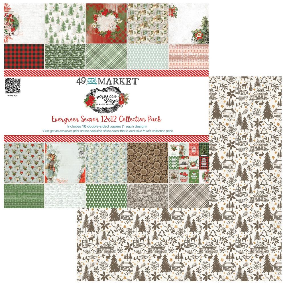 49 and Market Evergreen Season 12"X12" Collection Pack (5A0027PB1GB0F)