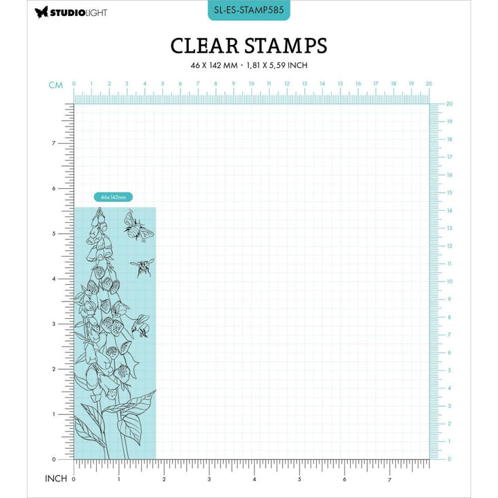 Studio Light Essentials Clear Stamps: Nr. 585, Magnolia (STAMP585)