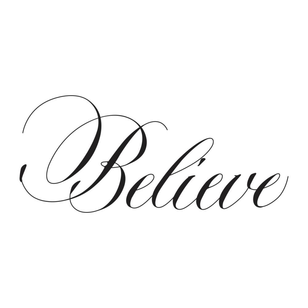 Spellbinders BetterPress Press Plate: Copperplate Believe, By Paul Antonio (5A002C7T1GFSB)