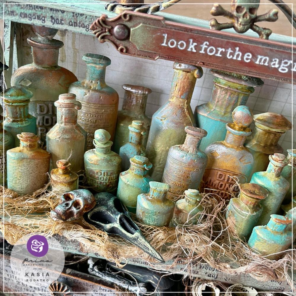 Prima Marketing Finnabair 5"X8" Decor Moulds: Apothecary Bottles (969486)