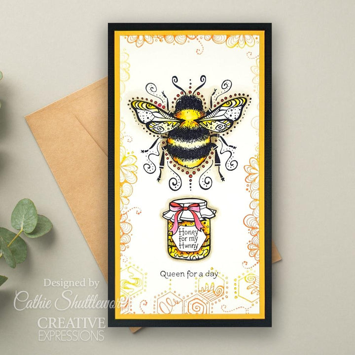 Creative Expressions 6"X8" Clear Stamp Set: Bee Amazing, Designs By Dora (5A00283Y1GB5W)